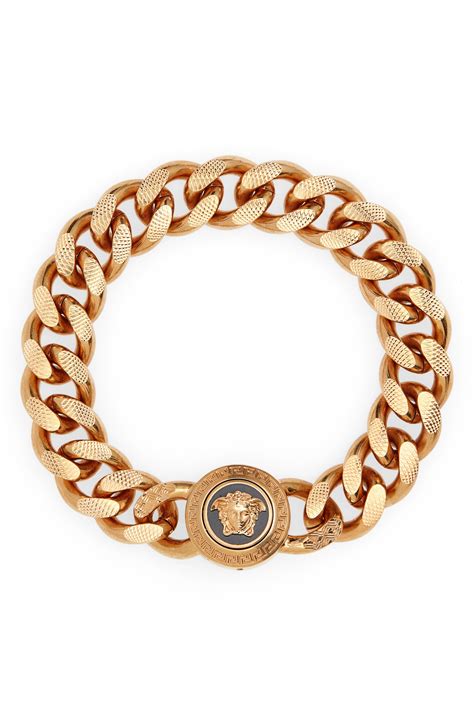 versace chain bracelet.